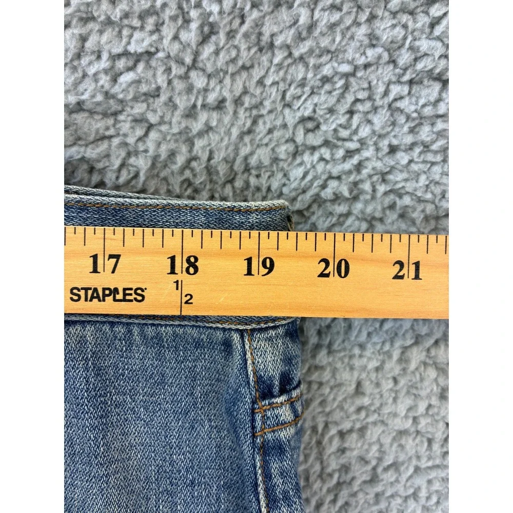 Parasuco Ergonomic Baggy Wide Leg Jeans Mens 38 Blue Y2K Vintage Denim Flawed